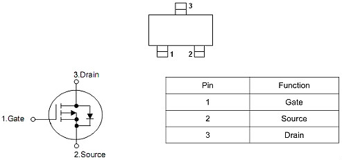 MOS管 -4.0A/-16V KIA3415 P溝道 規格書下載 原廠供貨-KIA MOS管