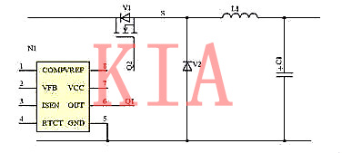 開關電源的浮地驅動及其它基本電路原理圖分析-KIA MOS管