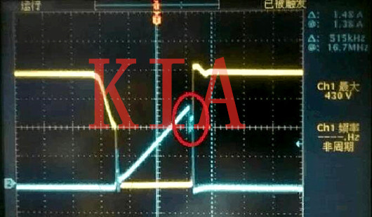 開關MOS電流波形