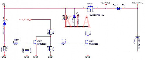 PMOS過(guò)壓保護(hù)電路原理圖及分析-KIA MOS管