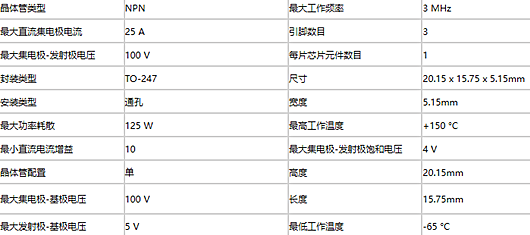 tip35c參數,tip35c引腳圖