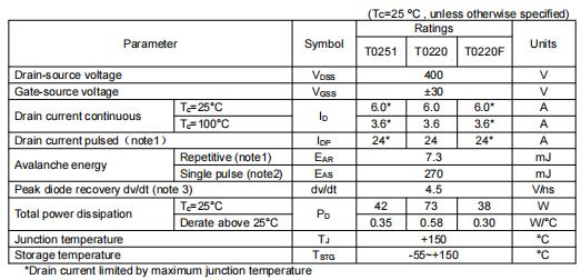 kia730h代換irf730場效應(yīng)管