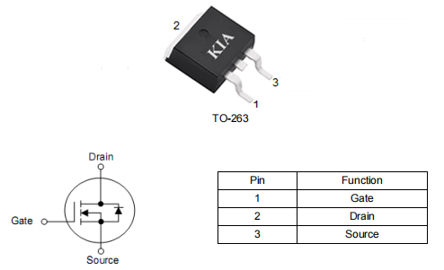 dcdc變換器mos管,KNB2708A