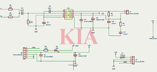藍(lán)牙音箱電路,原理