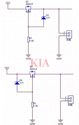 pmos開關(guān)電路,原理