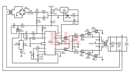 pwm逆變電路,pwm逆變器工作原理詳解-KIA MOS管