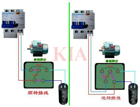 220v電機(jī)正反轉(zhuǎn),接線