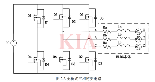 三相無(wú)刷電機(jī)驅(qū)動(dòng)電路圖,原理詳解-KIA MOS管