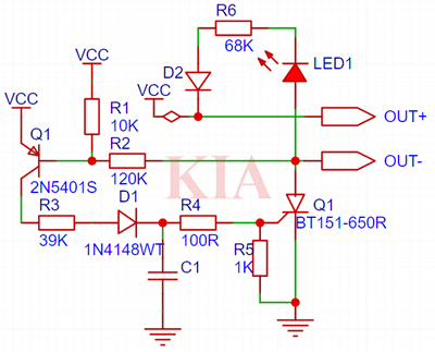 充電器防反接電路