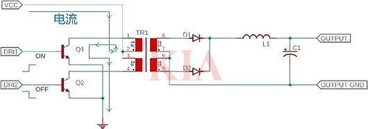 推挽式變換器,原理