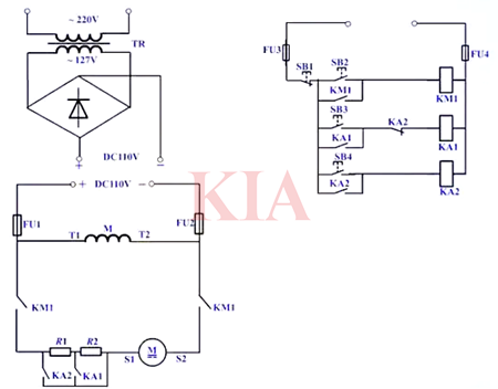 直流電機(jī)調(diào)速電路圖,接線圖分享-KIA MOS管
