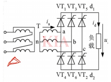 三相全橋整流電路