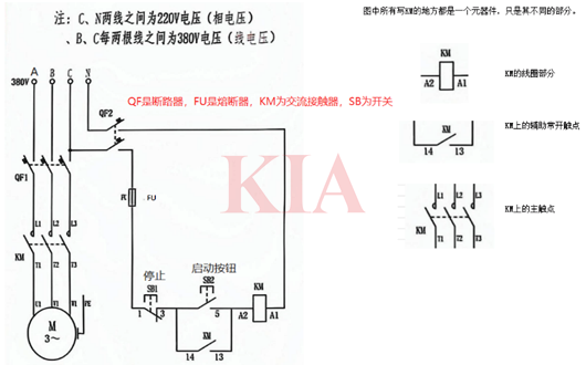自鎖電路,自鎖控制電路圖分享-KIA MOS管